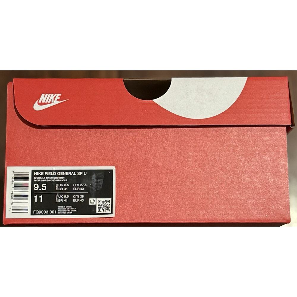 NEW Nike Field General x Union LA Ivory Orewood Brown FQ9003-001 Men's Size 9.5 - Picture 8 of 8